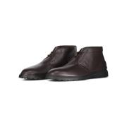 Hybride Chukka Boots met Rubberen Zool Tod's , Brown , Heren