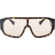 Stijlvolle zonnebril met uniek ontwerp Versace , Brown , Dames