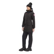 Zwarte Trillium Parka met capuchon Canada Goose , Black , Dames