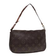 Pre-owned Canvas pouches Louis Vuitton Vintage , Brown , Dames