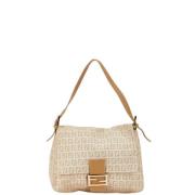 Pre-owned Canvas handbags Fendi Vintage , Beige , Dames