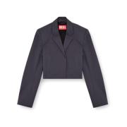 Geknipte blazer met inkeping revers Diesel , Gray , Dames