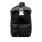 Pre-owned Canvas backpacks Fendi Vintage , Black , Dames