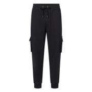 Cargo Joggers met Gouden Details Moose Knuckles , Black , Heren