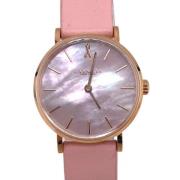 Pre-owned Leather watches Coach Pre-owned , Pink , Dames