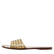 Pre-owned Leather flats Bottega Veneta Vintage , Yellow , Dames