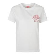 Ster Tijger Klassiek T-shirt Kenzo , White , Dames