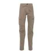 Cargo Pant met Logo Patch Broek C.p. Company , Brown , Heren