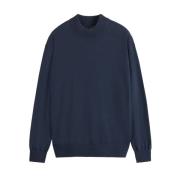 Kern Mock Neck Pullover Scotch & Soda , Blue , Heren