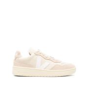 Leren sneakers met suède panelen Veja , Beige , Dames