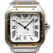 Pre-owned Metal watches Cartier Vintage , Gray , Dames