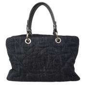 Pre-owned Canvas handbags Chanel Vintage , Blue , Dames