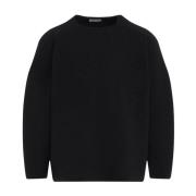 Zwarte Ottoman Straight Neck Sweater Fear Of God , Black , Heren