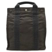 Pre-owned Canvas backpacks Hermès Vintage , Gray , Heren