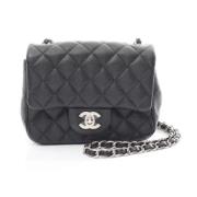 Pre-owned Canvas chanel-bags Chanel Vintage , Black , Dames