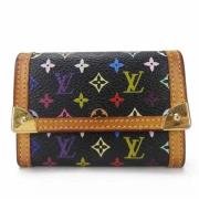 Pre-owned Canvas wallets Louis Vuitton Vintage , Black , Dames