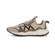 Beige Sneakers voor Mannen Flower Mountain , Multicolor , Heren