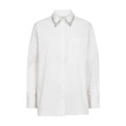 Elegante Muse Blouse met Lange Mouwen Copenhagen Muse , White , Dames