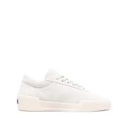 Suede Lace-Up Sneakers met Oversize Sole Fear Of God , Gray , Heren