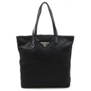 Pre-owned Canvas totes Prada Vintage , Black , Dames