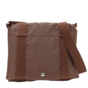 Pre-owned Canvas shoulder-bags Hermès Vintage , Brown , Dames