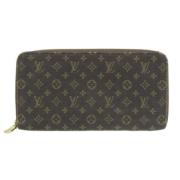 Pre-owned Canvas wallets Louis Vuitton Vintage , Brown , Dames