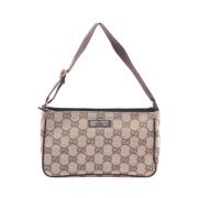 Pre-owned Leather gucci-bags Gucci Vintage , Beige , Dames