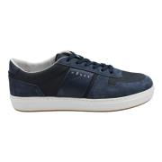 Blauwe Veterschoenen voor Mannen Hogan , Blue , Heren