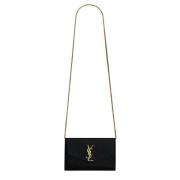 Kettingflap Tas Saint Laurent , Black , Dames