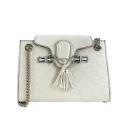 Pre-owned Leather gucci-bags Gucci Vintage , White , Dames