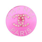 Pre-owned Plastic brooches Chanel Vintage , Pink , Dames