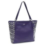 Pre-owned Plastic shoulder-bags Coach Pre-owned , Purple , Dames