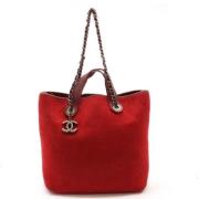 Pre-owned Canvas chanel-bags Chanel Vintage , Red , Dames