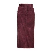 Aubergine Rok Amélie & Amélie , Purple , Dames