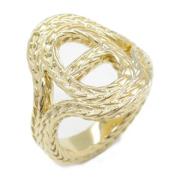 Pre-owned Metal rings Hermès Vintage , Yellow , Dames