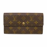 Pre-owned Canvas wallets Louis Vuitton Vintage , Brown , Dames