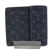 Pre-owned Canvas wallets Louis Vuitton Vintage , Black , Dames