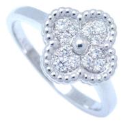 Pre-owned Metal rings Van Cleef & Arpels Pre-owned , Gray , Dames