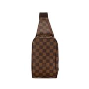 Pre-owned Canvas crossbody-bags Louis Vuitton Vintage , Brown , Dames