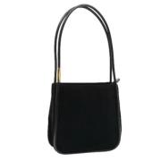 Pre-owned Suede gucci-bags Gucci Vintage , Black , Dames