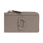 Leren portemonnee 'The J Marc' Marc Jacobs , Gray , Dames