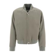 Stijlvolle Gabardine Bomberjack Jil Sander , Gray , Heren