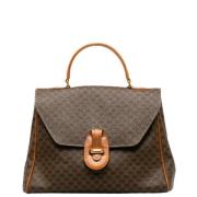 Pre-owned Canvas handbags Celine Vintage , Brown , Dames