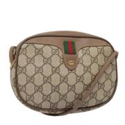 Pre-owned Leather gucci-bags Gucci Vintage , Beige , Dames