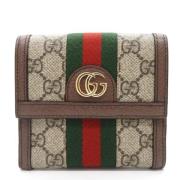 Pre-owned Canvas wallets Gucci Vintage , Multicolor , Dames