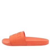 Pre-owned Rubber sandals Gucci Vintage , Orange , Dames