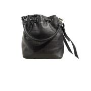 Pre-owned Leather handbags Yves Saint Laurent Vintage , Black , Dames