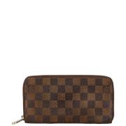 Pre-owned Canvas wallets Louis Vuitton Vintage , Brown , Dames