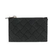 Pre-owned Plastic wallets Bottega Veneta Vintage , Black , Dames