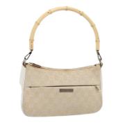 Pre-owned Canvas gucci-bags Gucci Vintage , Beige , Dames